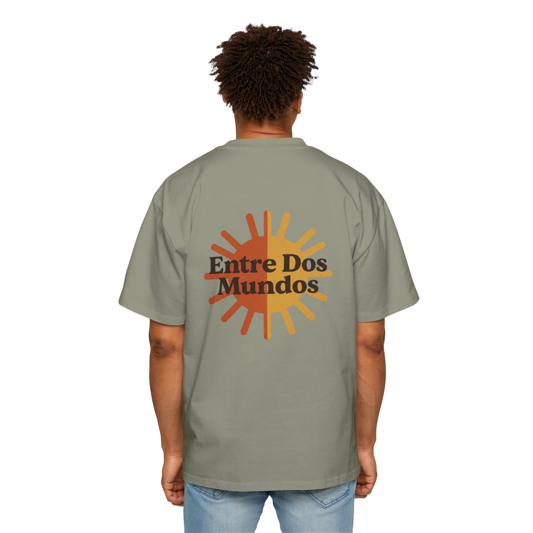 T‑Shirt — 'Entre Dos Mundos' Retro Sun Graphic Tee